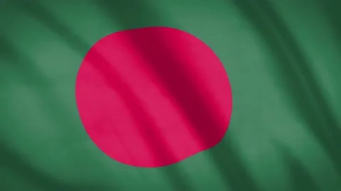 Bangladesh Flag Stock Footage 188095585