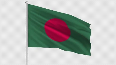 Bangladesh Flag Stock-Footage 211110298