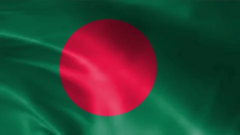 Bangladesh Flag Stock Footage 262499698