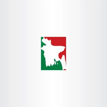 Bangladesh logo map vector icon Stock Illustration