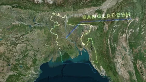 Bangladesh Map Animation Stock-Footage 273237103