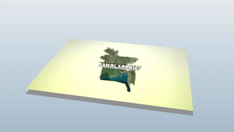 Bangladesh Map Unfolding Stock Footage 284500775