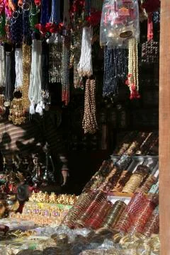 Bangles and Necklaces Stock Photos