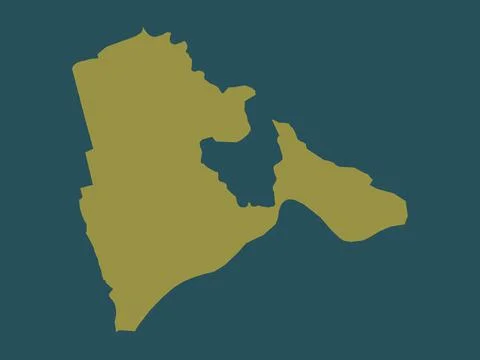 Bangui, Central African Republic. Solid color shape Stock Illustration