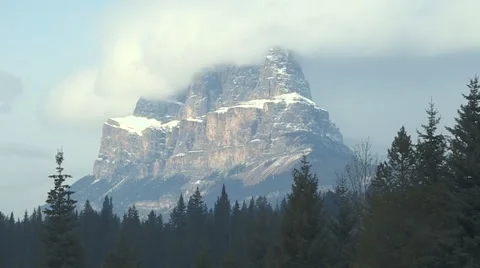 Baniff Mountains Video stock 58668792