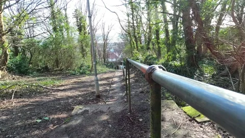 Banister hyperlapse Video stock 171734105