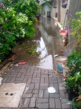 Banjir Foto stock