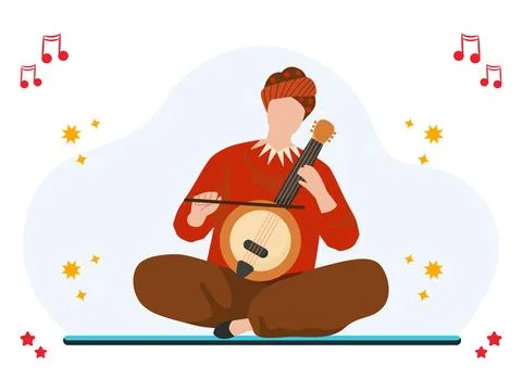 Banjo Concept Illustration Stock Illustration
