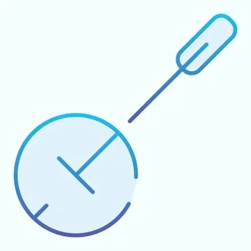 Banjo flat icon. String instrument vector illustration isolated on white Stock Illustration