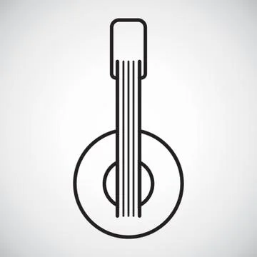 Banjo Stock Illustration