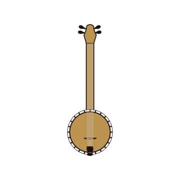 Banjo Stock Illustration