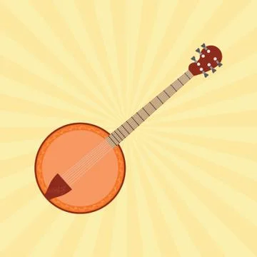 Banjo Illustrazione stock