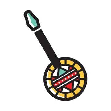 Banjo Stock Illustration
