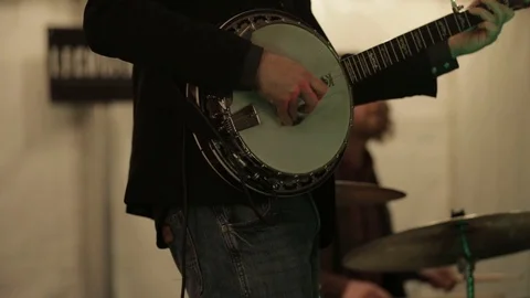 Banjo Music Stock Footage 92114958