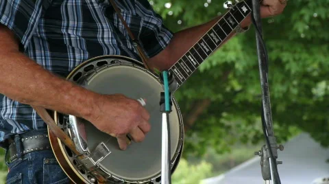 Banjo player 動画素材 824832