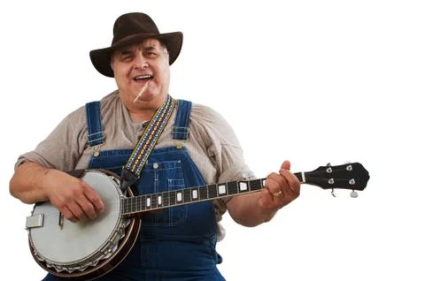 Banjo Player Foto stock