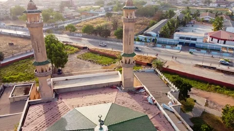 Banjul, Gambia - 12/24/2023: Aerial view... | Stock Video | Pond5