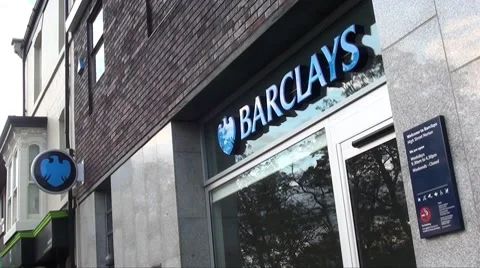 Bank barclays Stock Footage 8762059