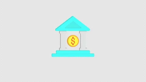 Bank Building Video stock 286803997