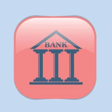 Bank building. Stock Illustration