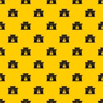 Bank building pattern vector Ilustración de archivo