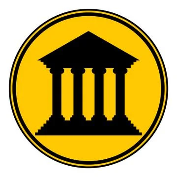 Bank button. Stock Illustration