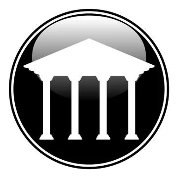 Bank button Stock Illustration