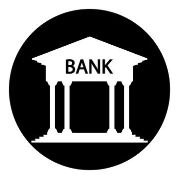 Bank button Stock Illustration