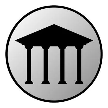 Bank button Illustrazione stock