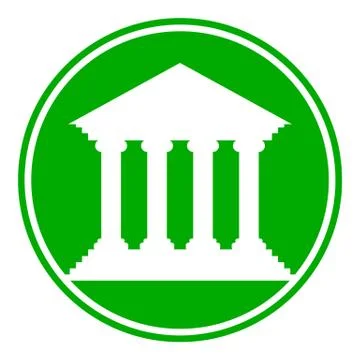 Bank button Stock Illustration