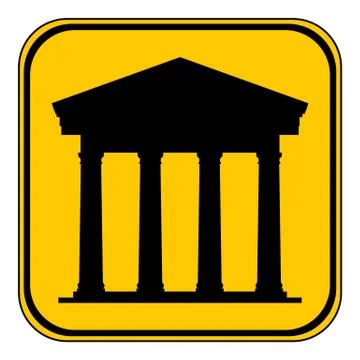 Bank button. Illustrazione stock