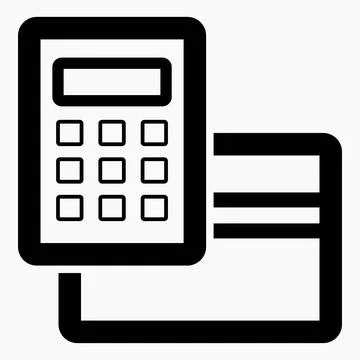 Bank card. E-commerce. Cashless payments. Stock Illustration