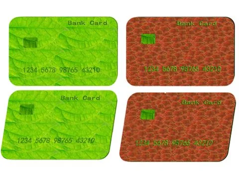 Bank card Stock Illustration