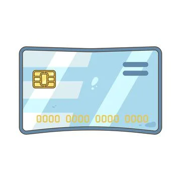 Bank card Stock Illustration