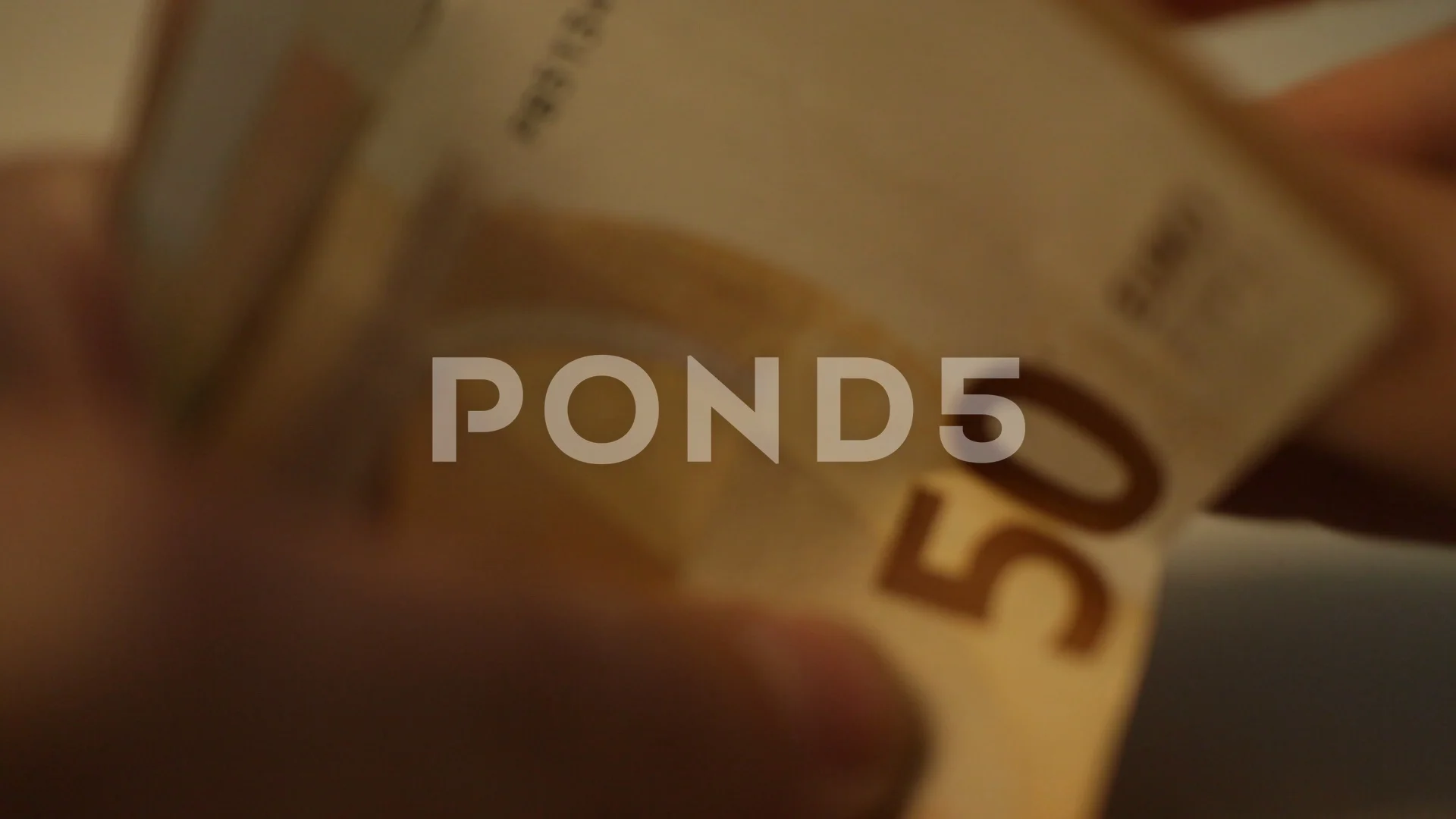 Bank Clerk Man S Hands Counting Euros Ba Stock Video Pond5