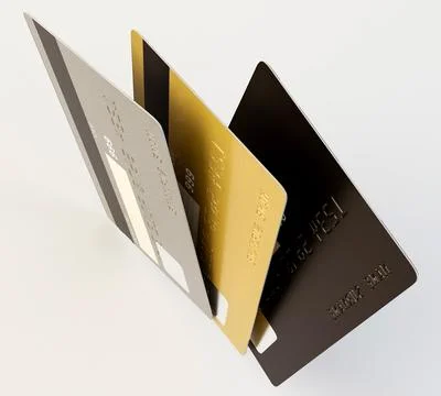 Bank Credit Card Array Stock Illustration