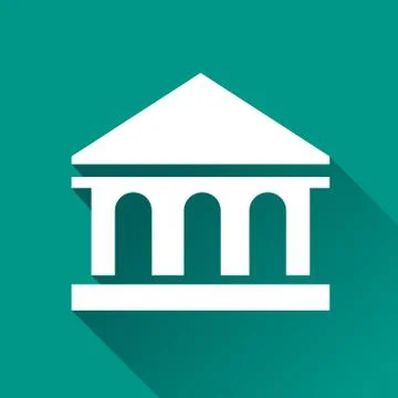 Bank design icon Stock Illustration