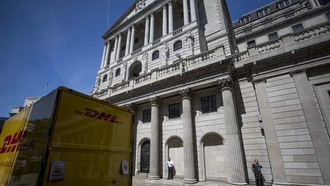 Bank of England Stock Footage 114131202