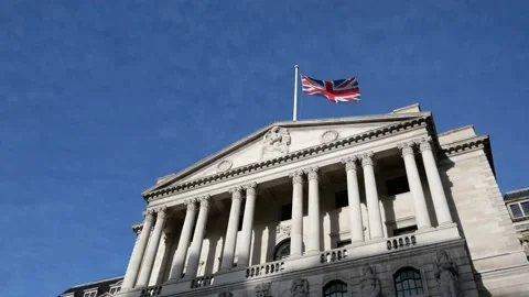 Bank of England Threadneedle Street London Stock Footage
