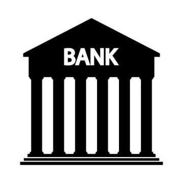 Bank icon. Stock Illustration