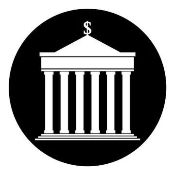 Bank icon. Stock Illustration