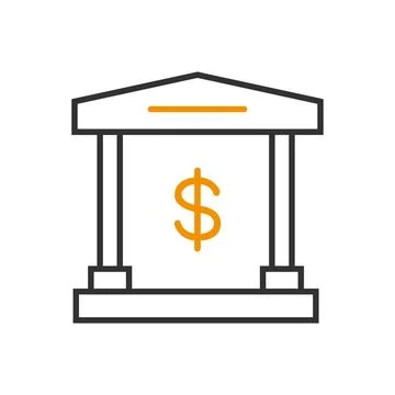 Bank icon Stock Illustration