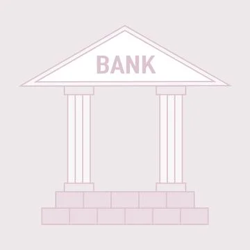 Bank icon Stock Illustration
