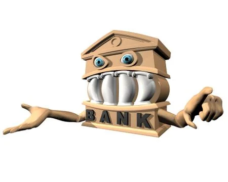 The bank Stock Illustration