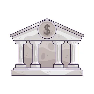 Bank illustration 스톡 일러스트