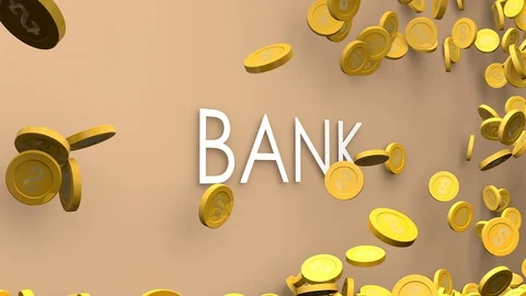 Bank increasing fund animation Video stock 106496938