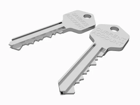 Bank keys イラスト素材