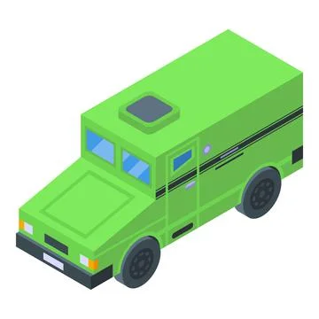 Bank machine icon, isometric style Stock Illustration