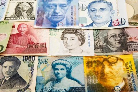 Bank notes Stock Photos