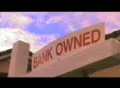 Bank owned sign Footage
